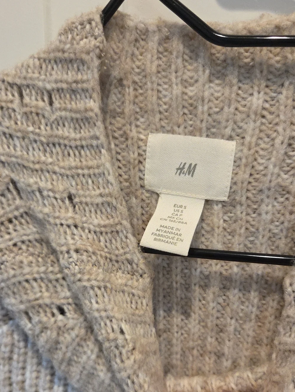 Knit Long-Sleeve Sweater Dress in Light Gray